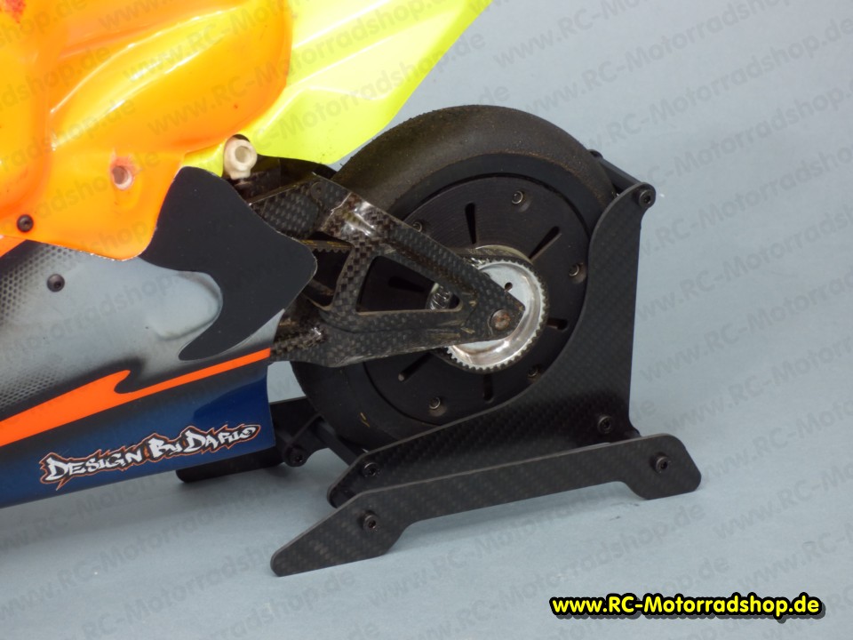 RCMS-060: Motorradständer Carbon für Motorradmodelle im Maßstab 1:5 RCMS-060